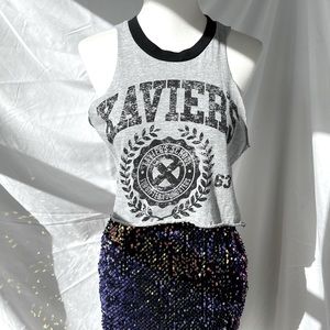 Custom X-men crop T S/M